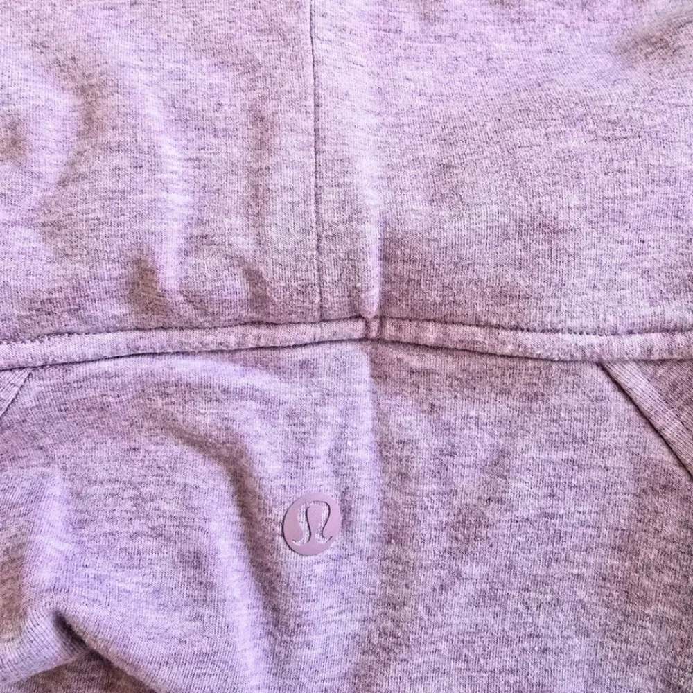 Lululemon Find Your Unwind Pullover Heathered Pink Taupe W3DBSS Size 8